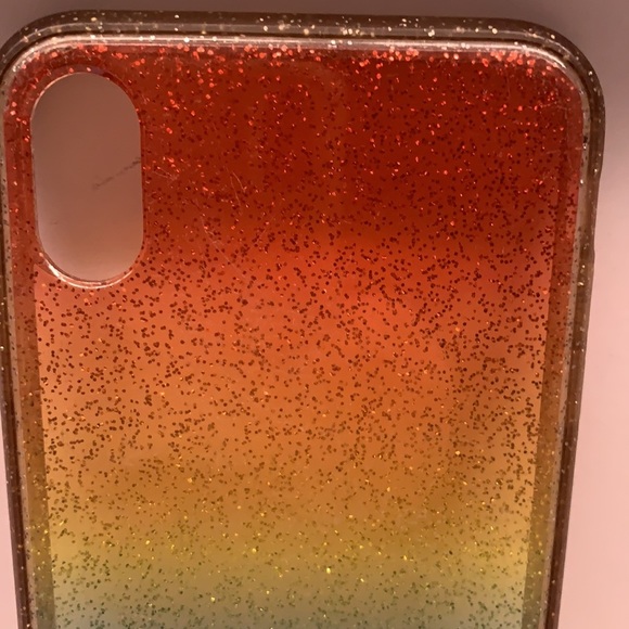 iPhone X Case, Sonix, Rainbow Glitter - Picture 3 of 6